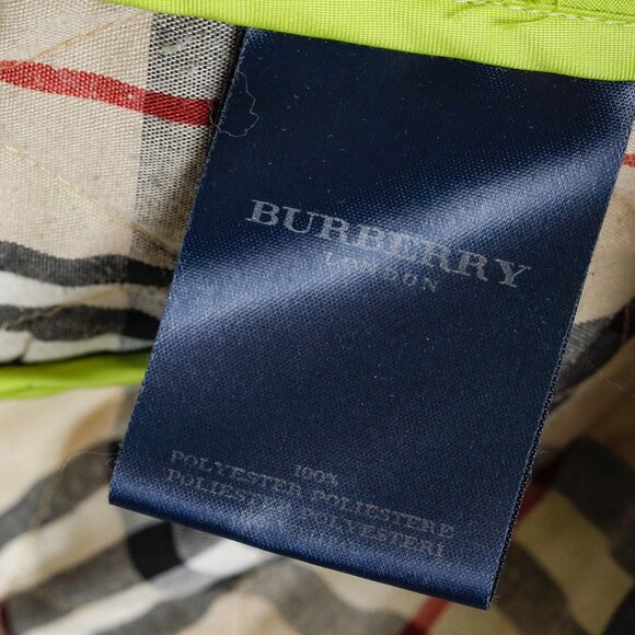 Burberry Neon Yellow Quilted Short Jacket - Picture 10 of 11